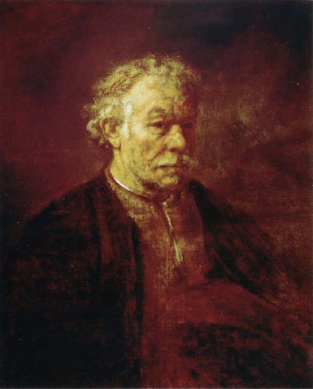 REMBRANDT Harmenszoon van Rijn Portrait of an Elderly Man oil painting image